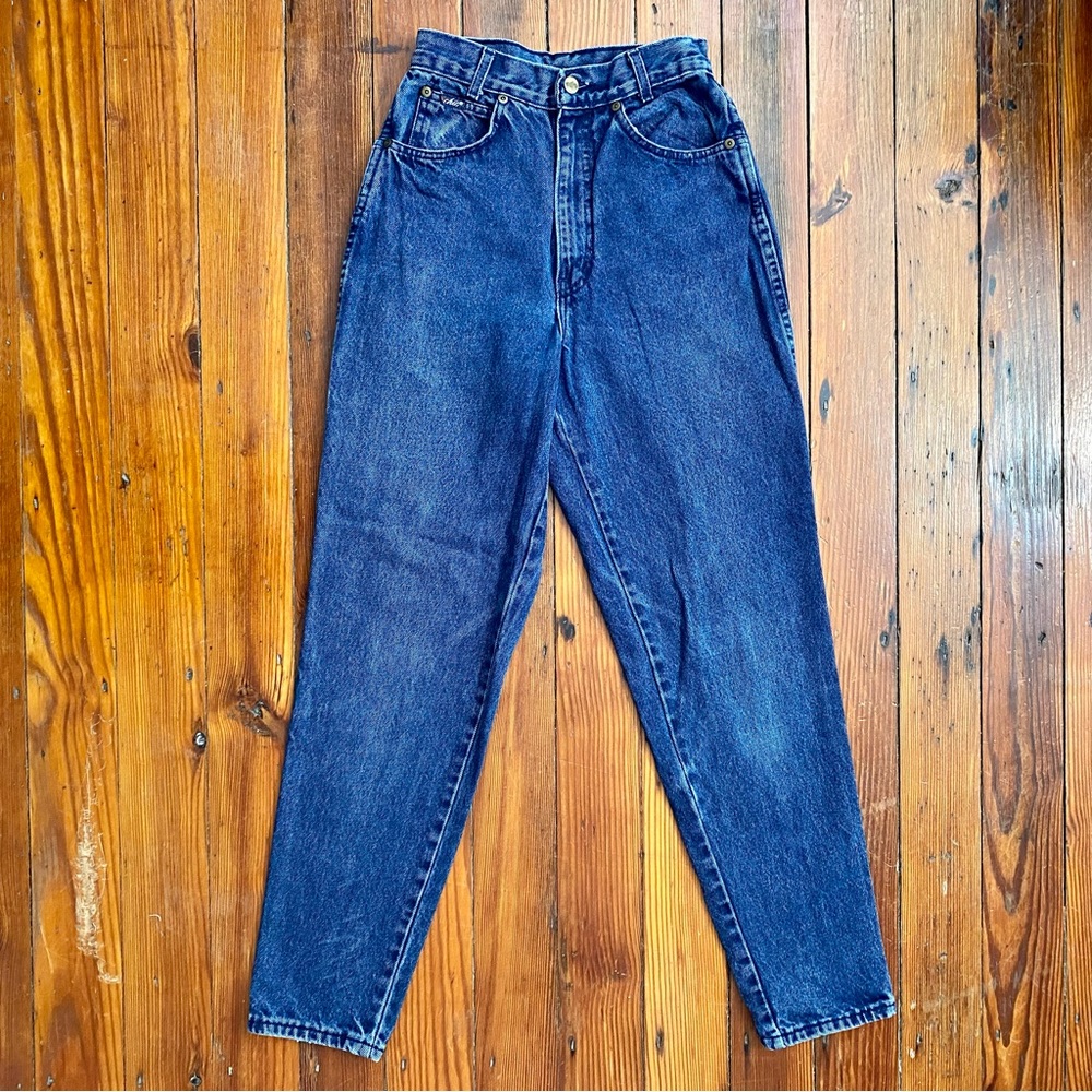 Vintage 80s Chic dark rinse jean 25 waist